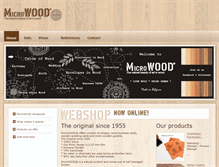 Tablet Screenshot of microwood.com